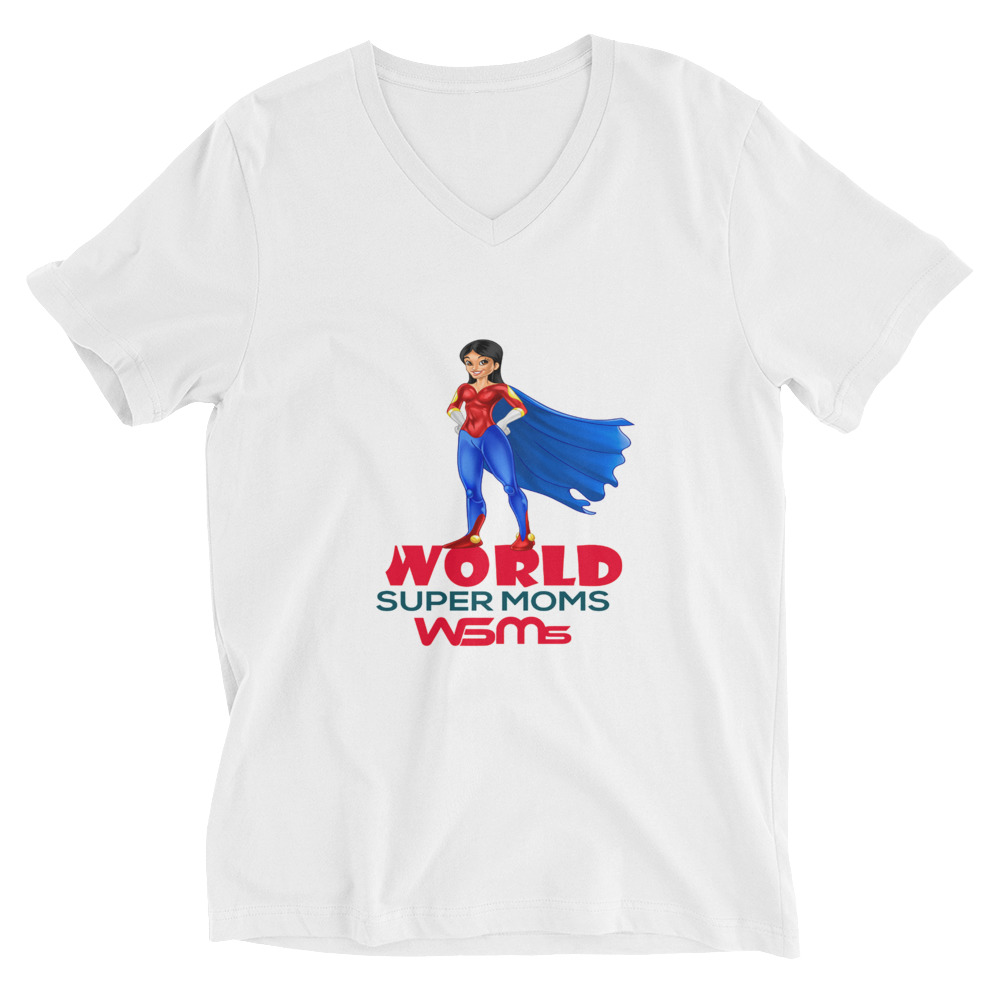 Unisex Short Sleeve V-Neck T-Shirt