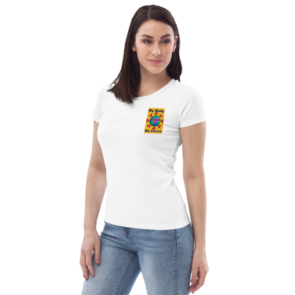 Women's fitted eco tee - Image 3