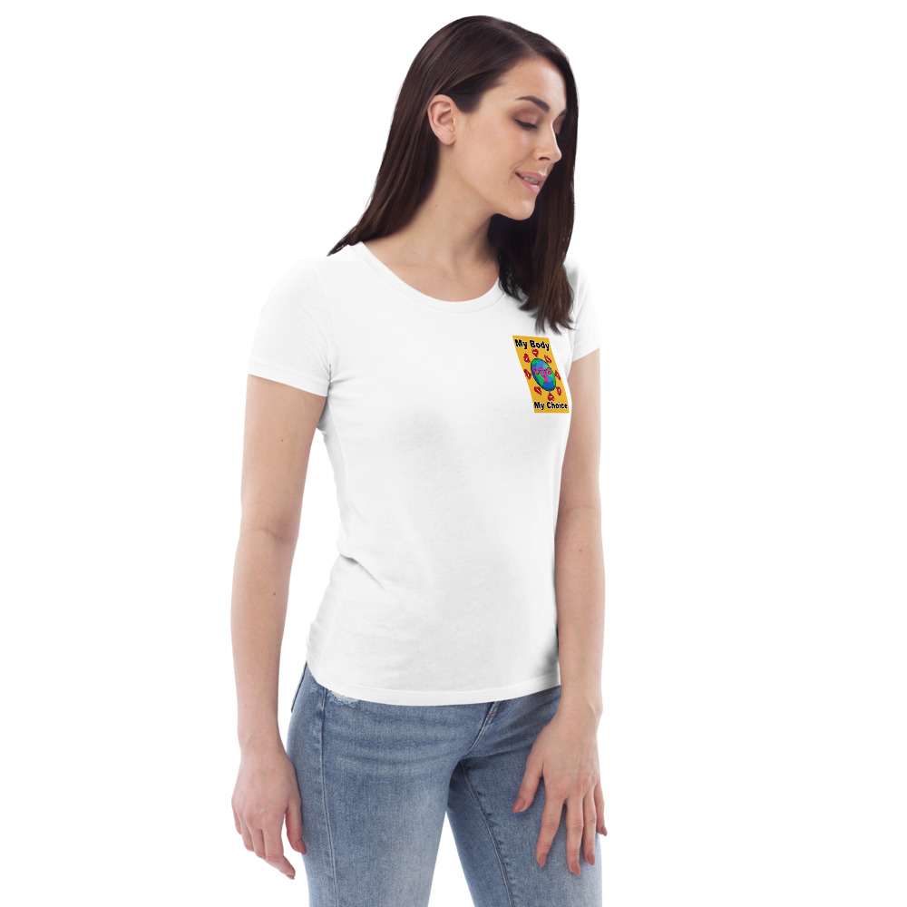 Women's fitted eco tee - Image 4